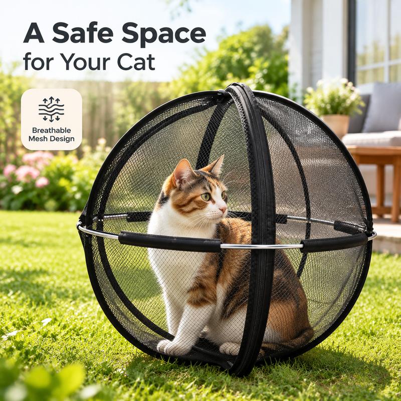 Cat Enclosure Mesh Ball