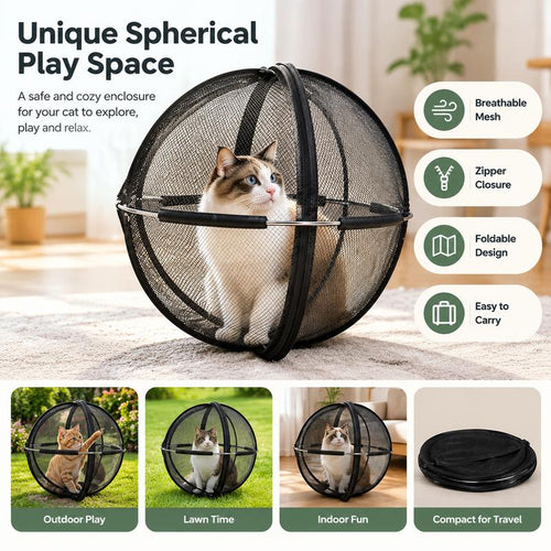 Cat Enclosure Mesh Ball